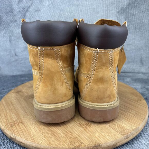 Timberland Boots Mens Size 6 Wheat 6-Inch Premium Waterproof Work Nubuck 12909 - Picture 5 of 10